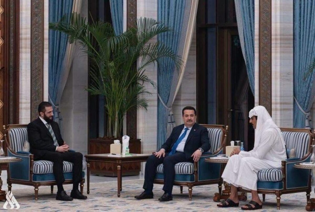 دیدار محمد السودانی و نخست‌وزیر عراق در قطر؛ ابراز نگرانی «السودانی» از حضوراسرائیل و داعش در سوریه