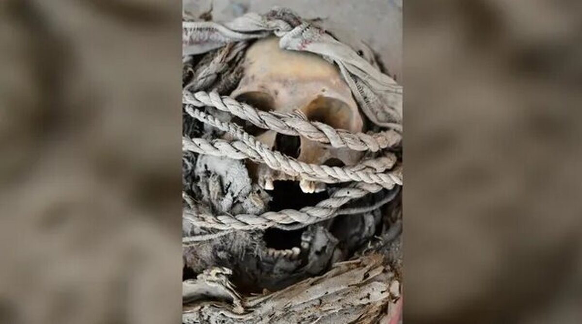 کشف مقبره عظیم دایره‌ای با ۲۴ اسکلت مرد، زن و کودک