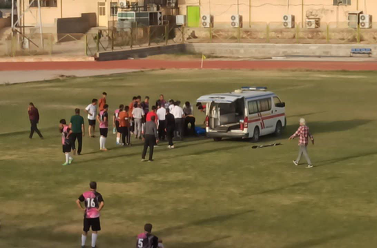 درگذشت پیشکسوت فوتبال بوشهر وسط فوتبال!