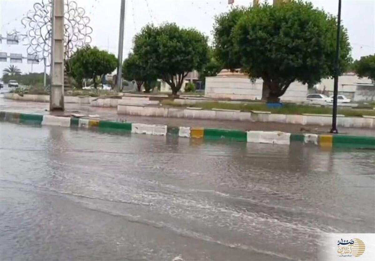 ترمیم سریع خطوط لوله آب در میدان قدس