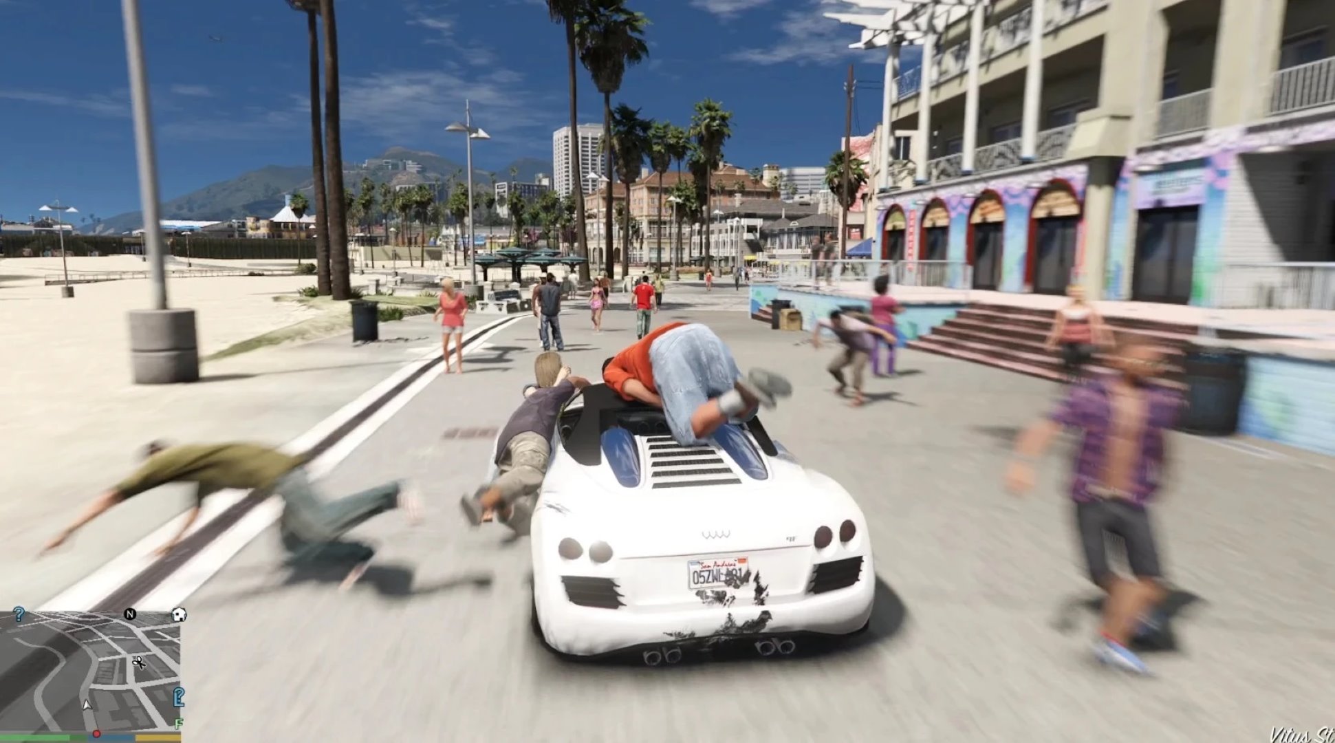 ویدیو: طرفداران فیزیک GTA 5 را به سطح Red Dead Redemption 2 و GTA 4 رسانده‌اند